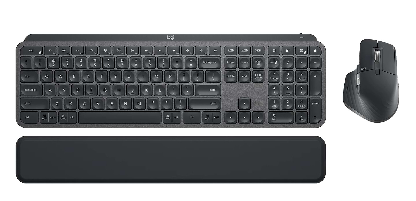 Клавиатура+мышь беспроводная Logitech MX Keys for Business UA Graphite Gen 2 (920-010933) - Фото 1