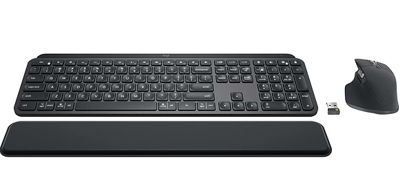 Фото - Клавиатура+мышь беспроводная Logitech MX Keys for Business UA Graphite Gen 2 (920-010933)