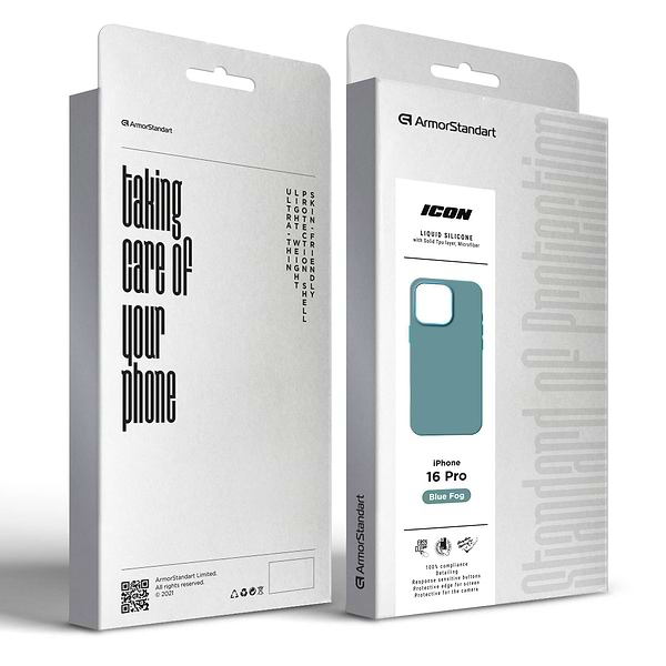 Фото - Чохол для смартфону Armorstandart ICON2 Case for Apple iPhone 16 Pro Blue Fog (ARM79639)