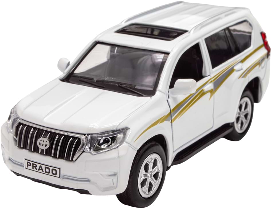 Автотранспорт TechnoDrive TOYOTA PRADO белый (KM250425W)