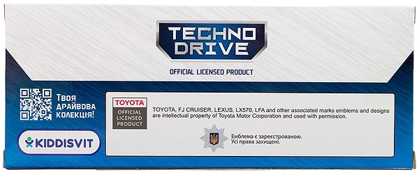 Фото - Автотранспорт TechnoDrive TOYOTA PRADO белый (KM250425W)