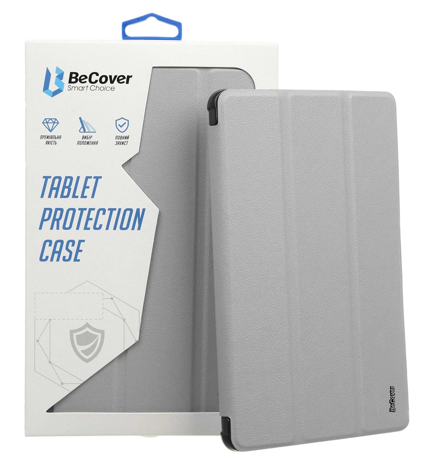 Чохол для планшету BeCover Tri Fold Soft TPU з кріпленням Apple Pencil for Apple iPad Pro 11 2020/2021/2022 Gray (711111) - Фото 1