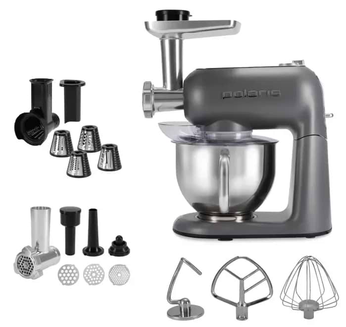 Кухонная машина Polaris PKM 2204L Graphite - Фото 1