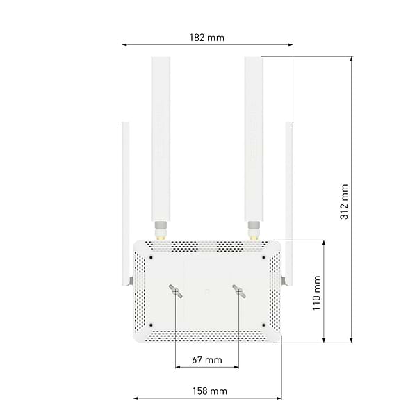 Фото - Маршрутизатор интернет WiFi4+4G Keenetic Runner 4G (KN-2211)