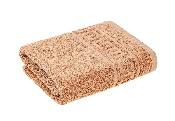 Фото - Рушник банний Home Line махровий бордюр кавовий 70х140 (174305)