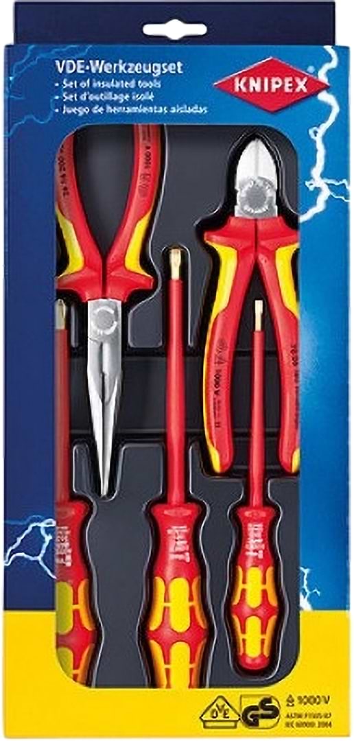 Фото - Набір інструментів KNIPEX електроізольованих (00 20 13) Фото - Набір інструментів KNIPEX електроізольованих (00 20 13)