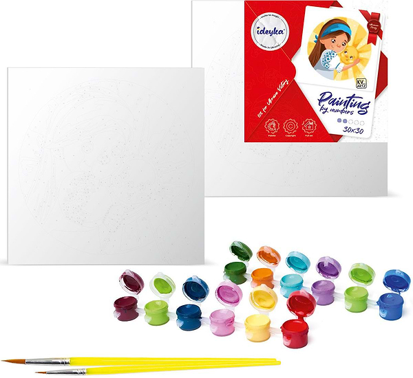 Фото - Картина по номерам Ideyka для детей "Веселая коала" 30х30 см (KHO1270)