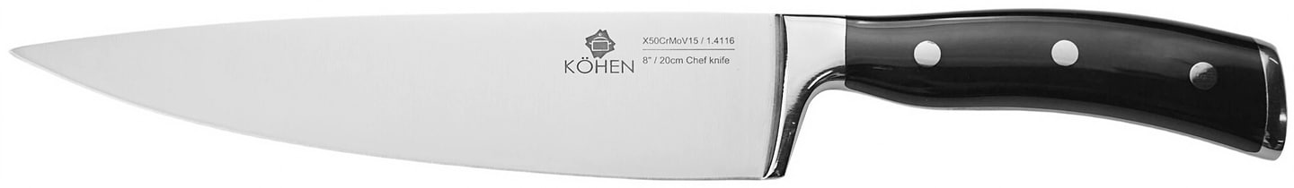 Нож повара Kohen 20 см Prestige Pro Blade (KN92031)