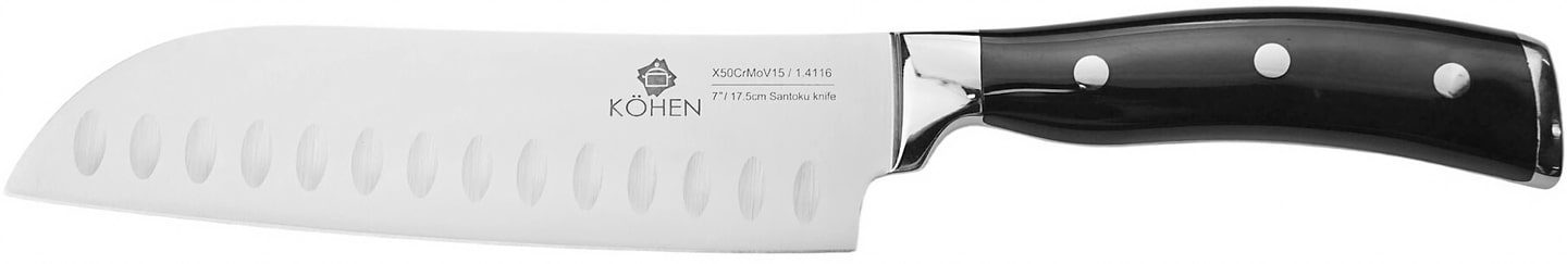 Нож сантоку Kohen 17,5 см Prestige Pro Blade (KN92032)