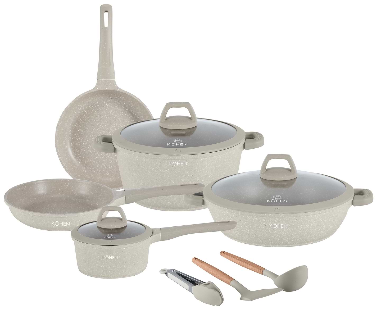 Набор посуды Kohen Grand Latte 11 пр. (KN99011)