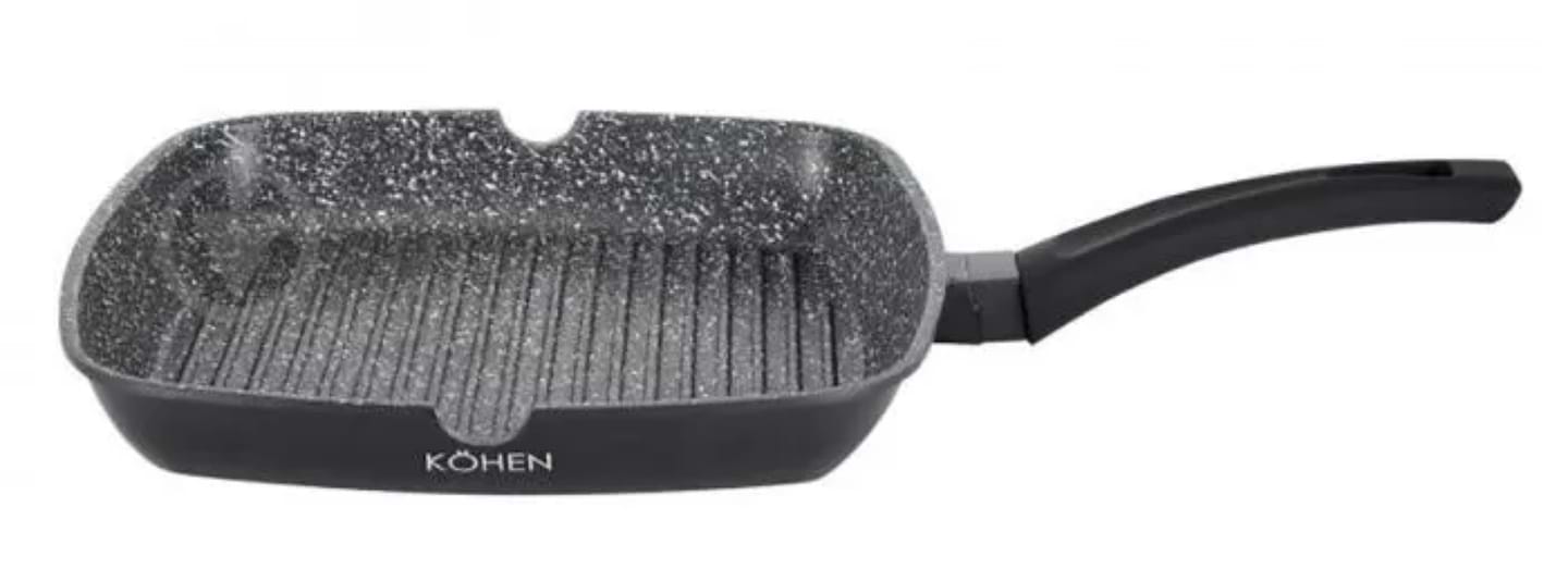 Сковорода гриль Kohen Profi-T grill 28x28 см (KN91027)