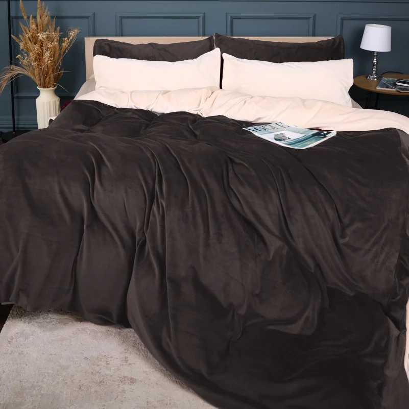 Комплект постельного белья детский MirSon Велюр Winter Frost 28-0004 + 28-0003 Kohleria Velvet 110х140 (2200004008592)