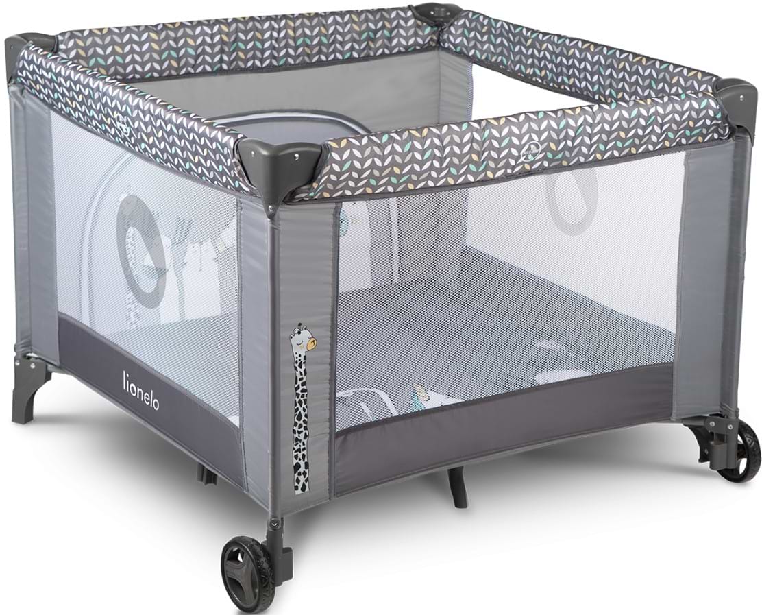 Манеж классический Lionelo Sofie Grey Scandi