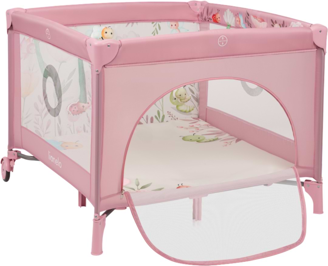 Манеж классический Lionelo Mille Plus Pink