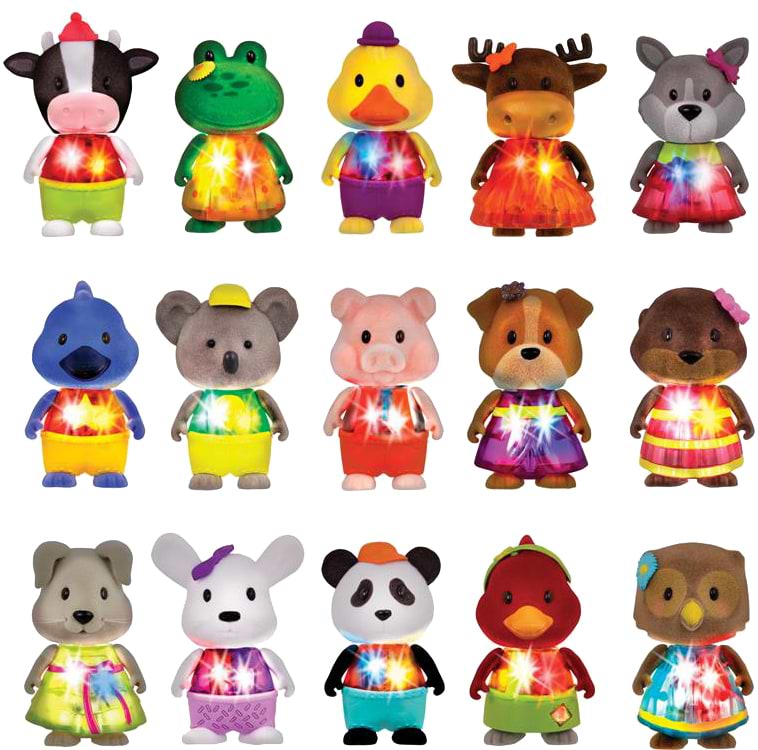 Колекційні фігурки набір Li'l Woodzeez Bobblehead Сюрприз зі світлом. Серія 5 (51401GTZ) - Фото 1