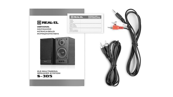 Фото - Компьютерная акустика обычная 2.0 REAL-EL S-305