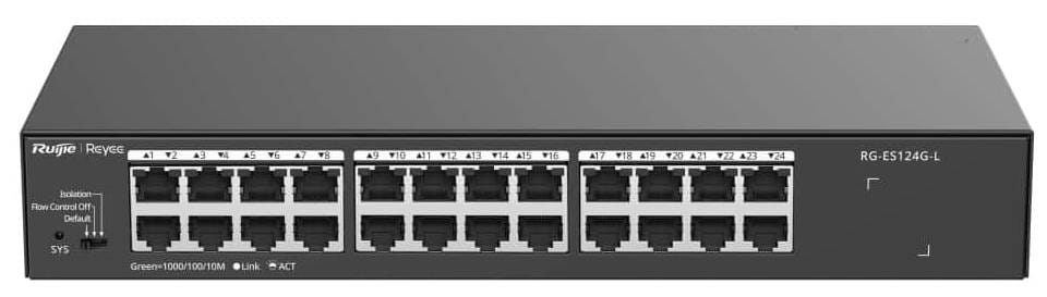 Коммутатор локальної мережі (Switch) Ruijie Reyee RG-ES124G-L