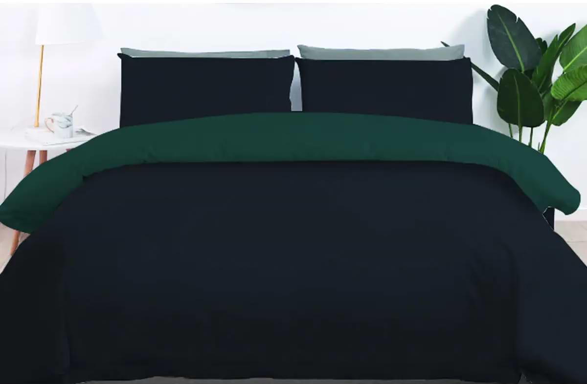 Комплект постельного белья Versailles Черный-Изумруд (VS-BS1.5-201)