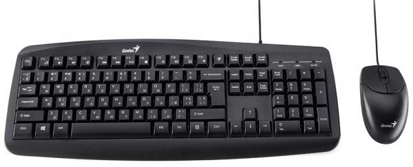 Клавиатура+мышь Genius Smart KM-200 Black Ukr (31330003410) - Фото 1