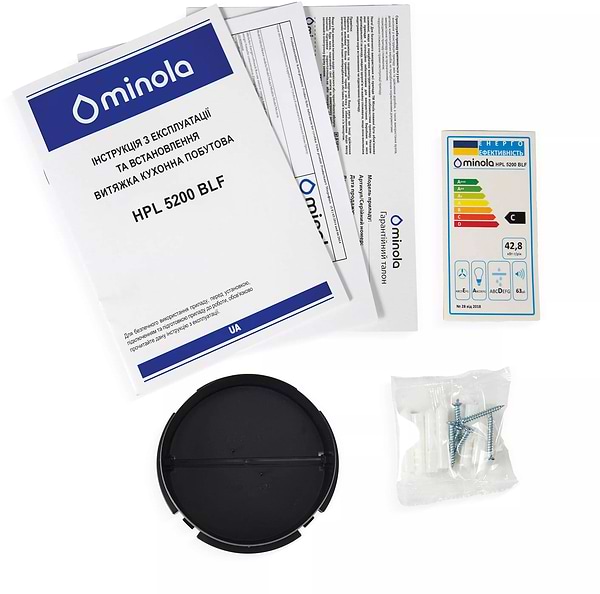 Фото - Витяжка традиційна Minola HPL 5200 BLF