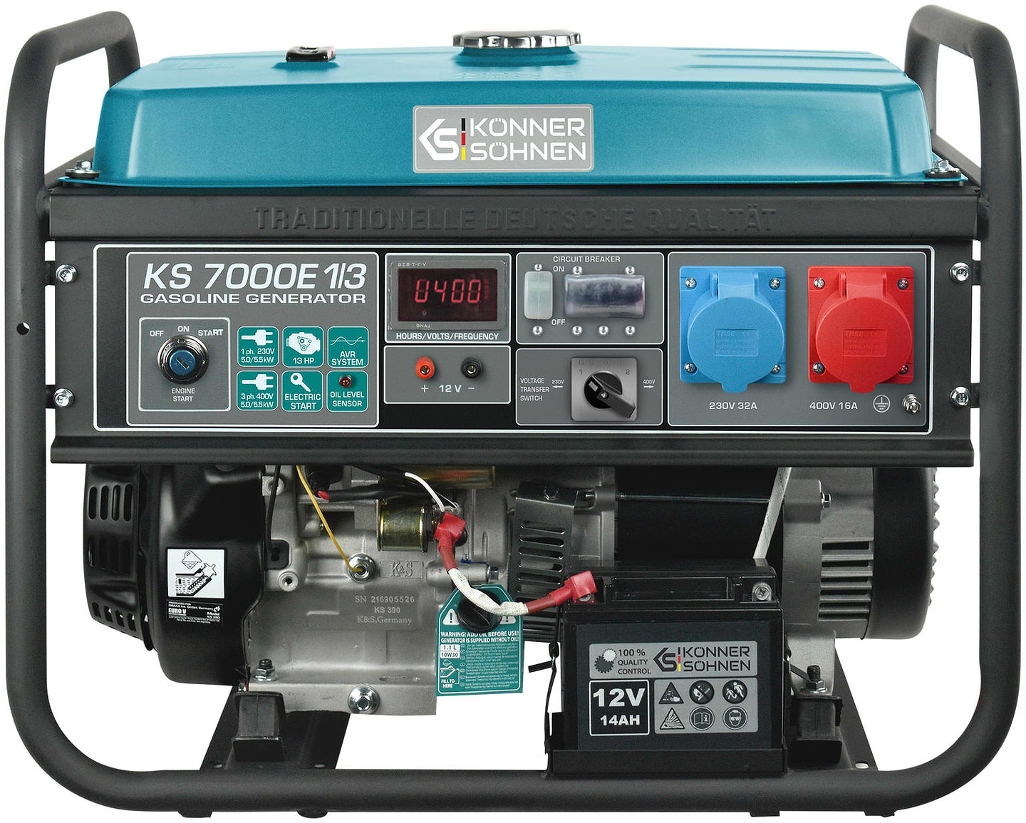 Генератор бензиновый Konner&Sohnen KS7000E1/3