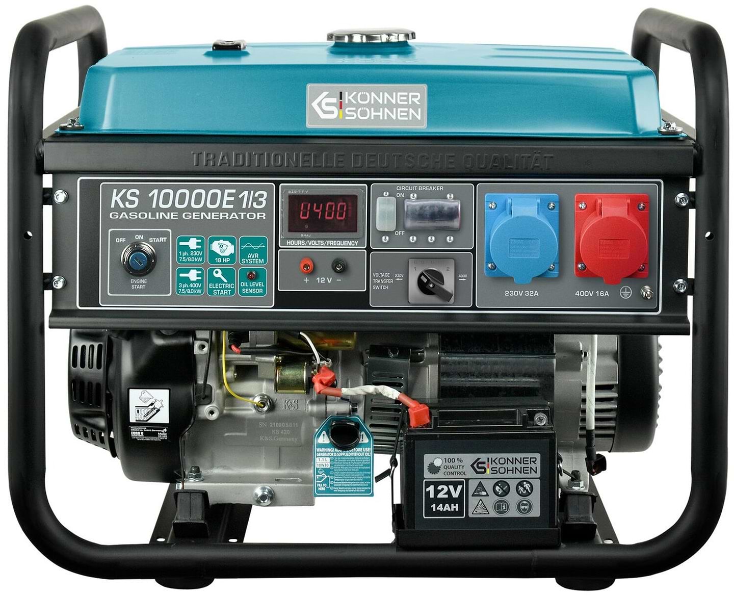 Генератор бензиновий Konner&Sohnen KS10000E1/3