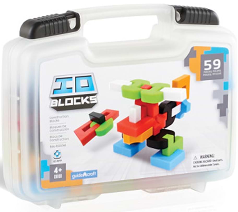 Пластиковий конструктор Guidecraft IO Blocks Дорожній набір із доповненою 3d реальністю, 59 деталей (G9604)