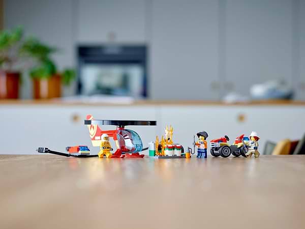 Фото - Конструктор LEGO City Пожежний рятувальний вертоліт (60248)