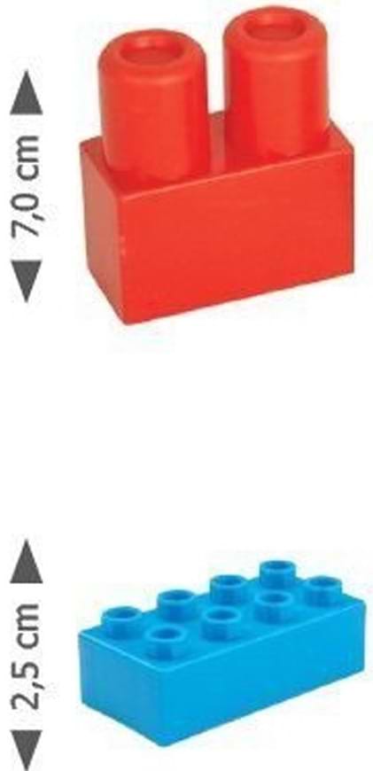 Фото - Пластиковый конструктор для малышей Wader Большой 70 эл. (41582)