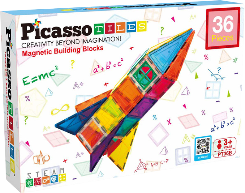 Магнітний конструктор Trefl PICASSO TILES 36 деталей (27971)