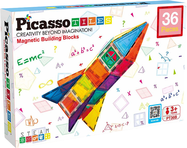 Фото - Магнітний конструктор Trefl PICASSO TILES 36 деталей (27971)
