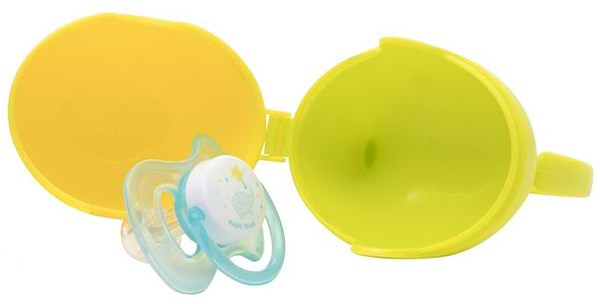 Фото - Контейнер для хранения пустышек Baby Team 3301 желто-салатовый