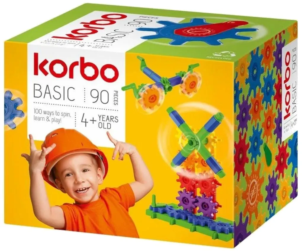 Пластиковый конструктор Korbo Basic Basic 90 деталей (65908)