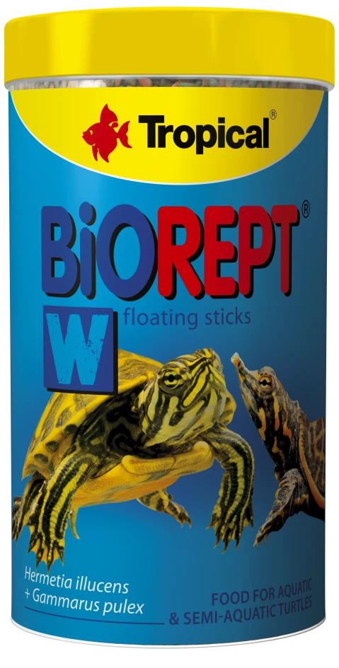 Корм для рептилій Tropical Biorept W для водоплавних черепах гранули 75 г (5900469113646)