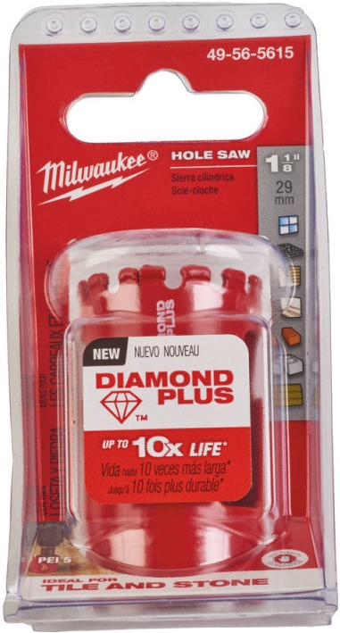 Фото - Коронка по керамограніту Milwaukee Diamond Plus 29 мм (49565615)