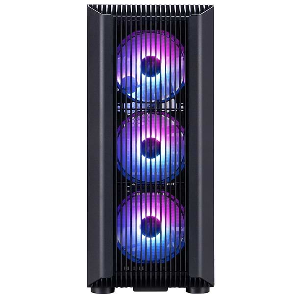 Фото - Корпус 1stPlayer H6-BK-4F7 Black без БП