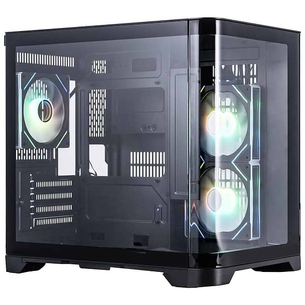 Фото - Корпус 1stPlayer UV5-BK-2FC7R-1FC7 Black без БП
