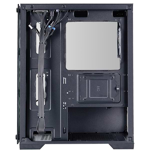 Фото - Корпус 1stPlayer X2-M-BK-4F7 Black без БЖ