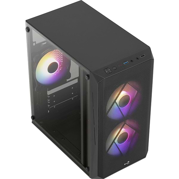 Фото - Корпус AEROCOOL CS-107-A-BK-v2 (ACCX-PC14002.11) Black 600W