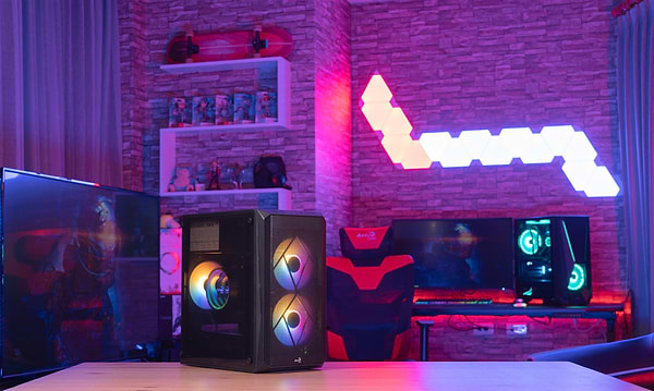 Фото - Корпус AEROCOOL CS-107-A-BK-v2 (ACCX-PC14002.11) Black 600W