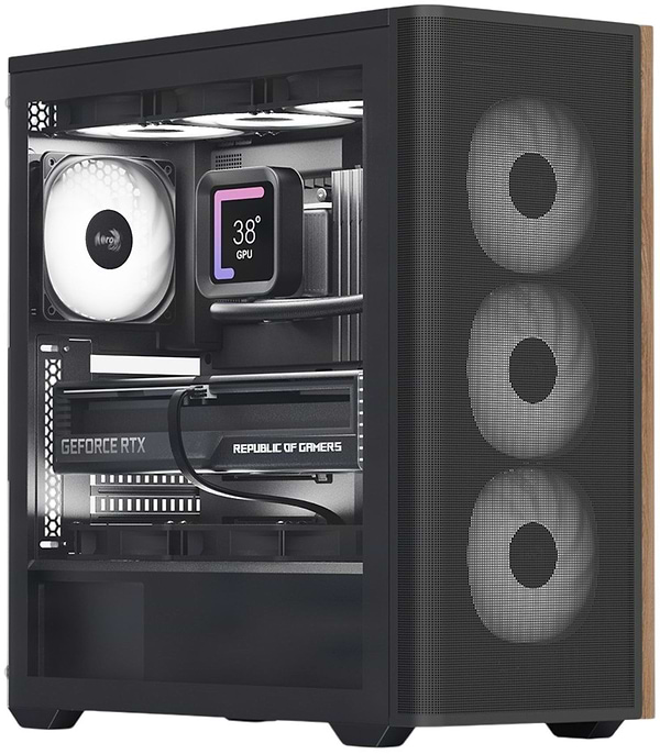 Фото - Корпус AEROCOOL D501A-G-BK-v2 (ACCM-DS01043.11) Black без БЖ