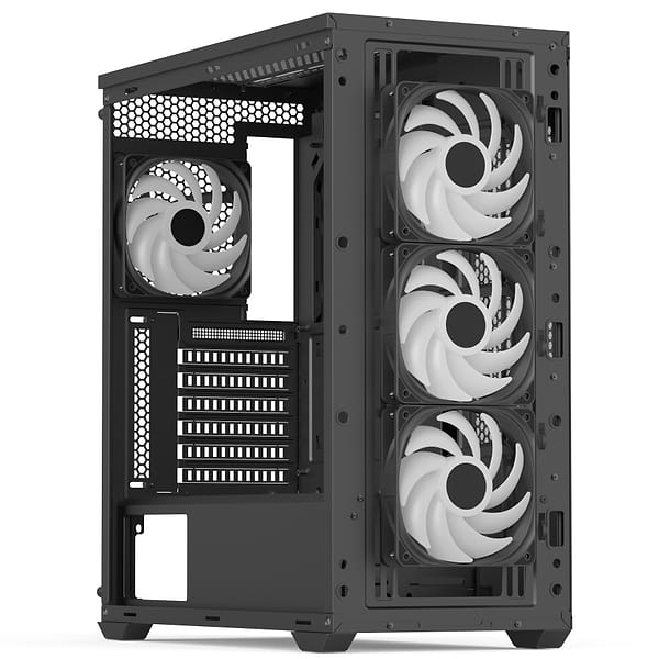 Фото - Корпус AEROCOOL D501A-G-BK-v2 (ACCM-DS01043.11) Black без БЖ