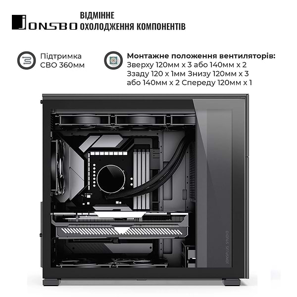 Фото - Корпус Jonsbo D41 MESH Black