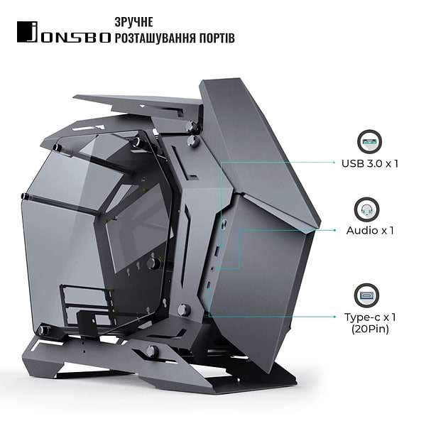 Фото - Корпус Jonsbo MOD-3 mini Gray