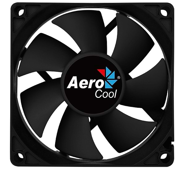 Фото - Корпусний вентилятор AEROCOOL Force 8 Black (ACF1-FC00110.11)