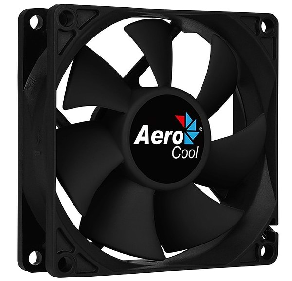 Фото - Корпусний вентилятор AEROCOOL Force 8 Black (ACF1-FC00110.11)