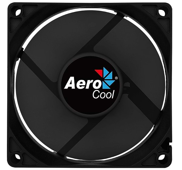 Фото - Корпусний вентилятор AEROCOOL Force 8 Black (ACF1-FC00110.11)