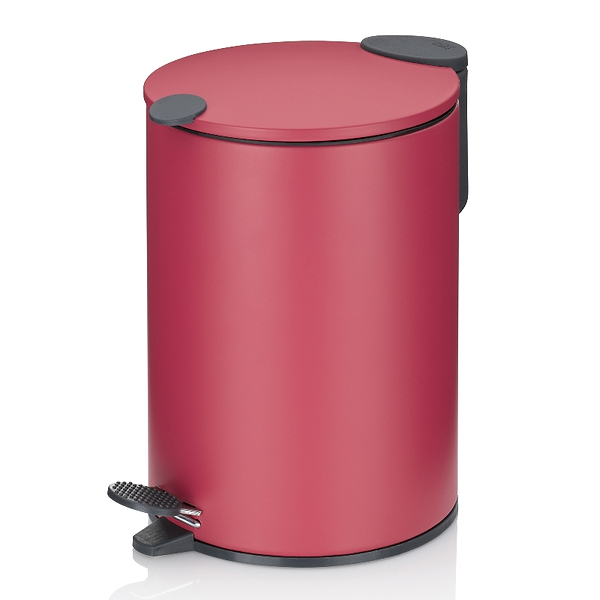 Фото - Бак для сміття з педаллю Kela Mats пастельно-червоний 3 л (23618)