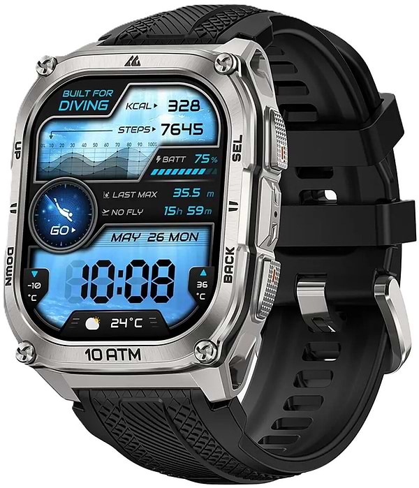 Фото - Смарт-часы KOSPET TANK M4 Silver