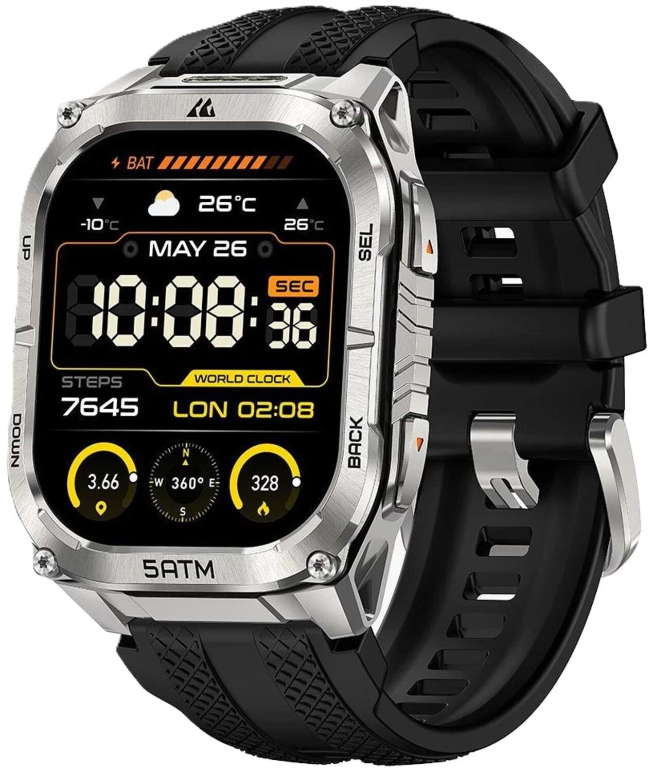 Смарт-часы KOSPET M4C Silver